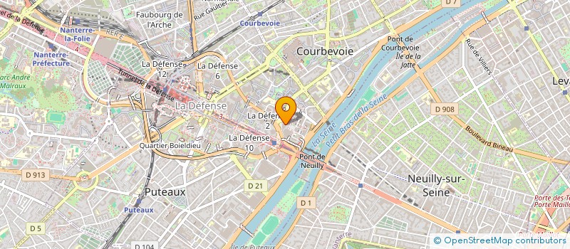 localisation de l'entreprise OBSERVATOIRE B2V DES MEMOIRES à COURBEVOIE