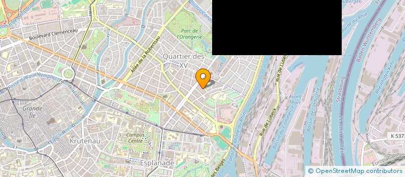 localisation de l'entreprise OBSERVATOIRE CAPITAL  STRASBOURG