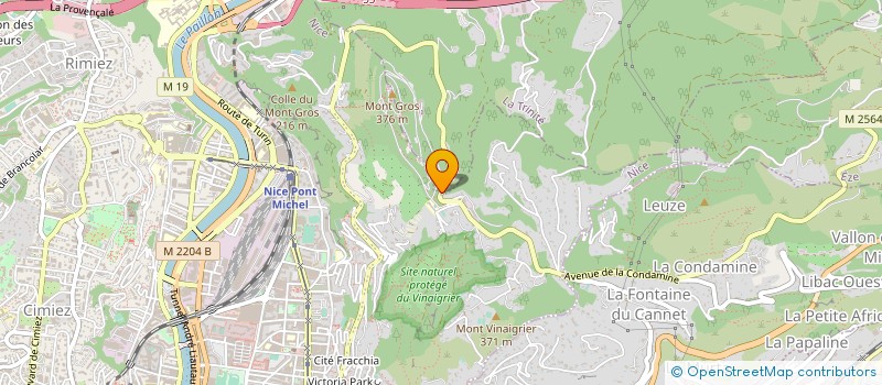 localisation de l'entreprise OBSERVATOIRE DE LA COTE D'AZUR à NICE