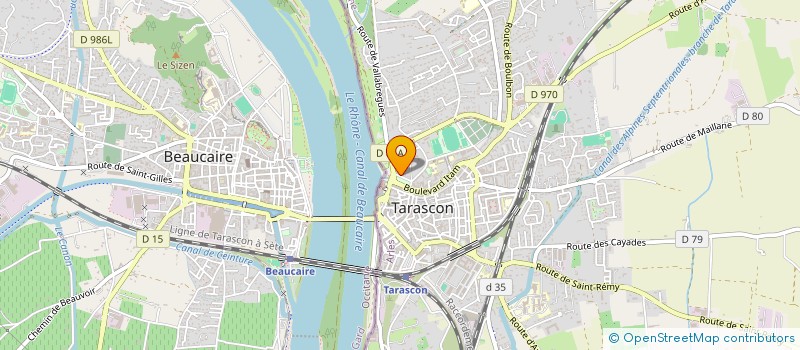 localisation de l'entreprise OBSERVATOIRE DE LA LAICITE DE PROVENCE RHONE PAYS D'ARLES  TARASCON