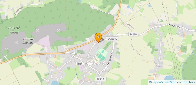 localisation de l'entreprise OBSERVATOIRE DES ABEILLES  FLINES-LEZ-RACHES