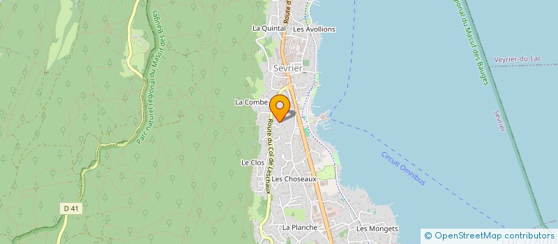 localisation de l'entreprise OBSERVATOIRE DES GALLIFORMES DE MONTAGNE  SEVRIER