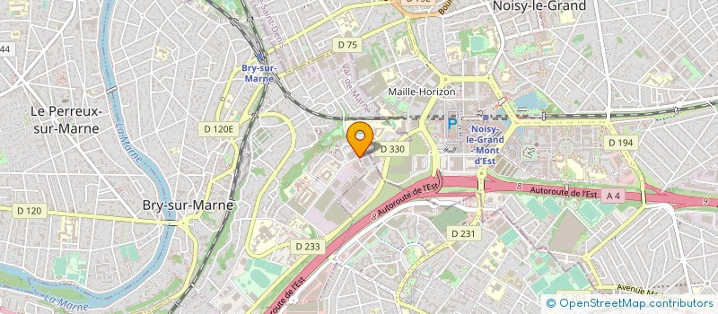 localisation de l'entreprise OBSERVATOIRE DES METIERS, DES QUALIFICATIONS ET DE L'EGALITE PROFESSIONNELLE DE L'ASSISTANCE  BRY-SUR-MARNE