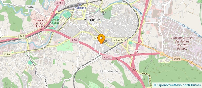 localisation de l'entreprise OBSERVATOIRE DES SCIENCES DE L'ENVIRONNEMENT à AUBAGNE