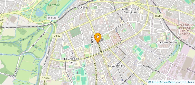 localisation de l'entreprise OBSERVATOIRE DES USAGES ET DES PRATIQUES DE LA PENSEE à CAEN