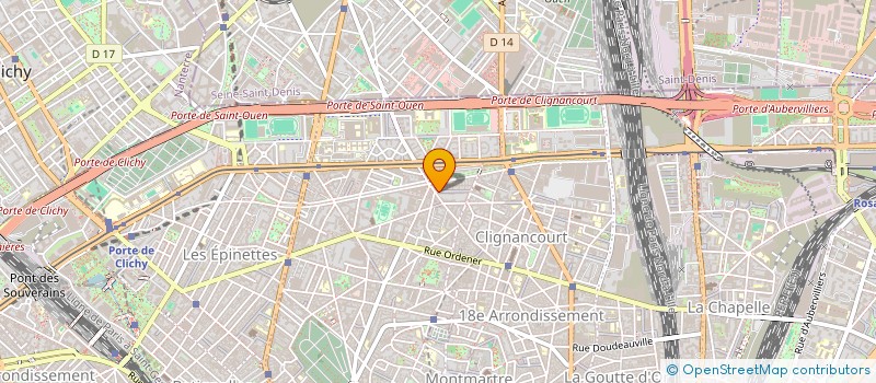 localisation de l'entreprise OBSERVATOIRE DU TATOUAGE  PARIS