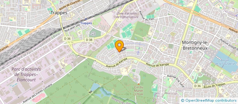 localisation de l'entreprise OBSERVATOIRE FRANCAIS DES NOUVELLES ROUTES DE LA SOIE à MONTIGNY-LE-BRETONNEUX
