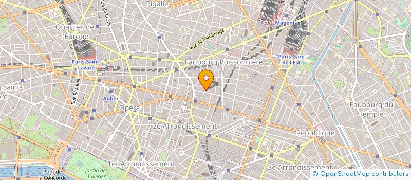 localisation de l'entreprise OBSERVATOIRE FRANCAIS DU CATHOLICISME  PARIS