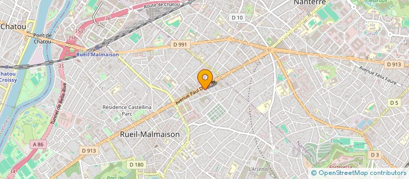 localisation de l'entreprise OBSERVATOIRE FRANCO-MAROCAIN DE L'IMMIG INTERN à RUEIL-MALMAISON