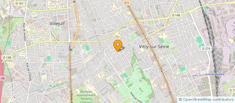 localisation de l'entreprise OBSERVATOIRE INDEPENDANT EDITION POUR AU à VITRY-SUR-SEINE