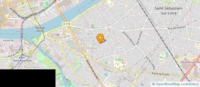 localisation de l'entreprise OBSERVATOIRE INTERNATIONAL DES PETITES INSTALLATIONS D ASSAINISSEMENT à SAINT-SEBASTIEN-SUR-LOIRE