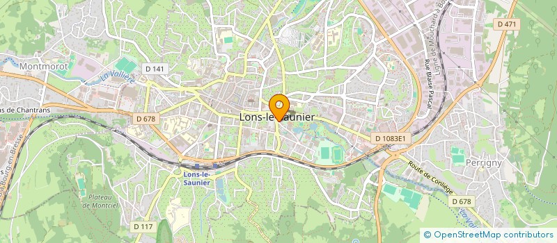 localisation de l'entreprise OBSERVATOIRE JURASSIEN DES ENFANTS VICTIMES DE MALTRAITANCE à LONS-LE-SAUNIER
