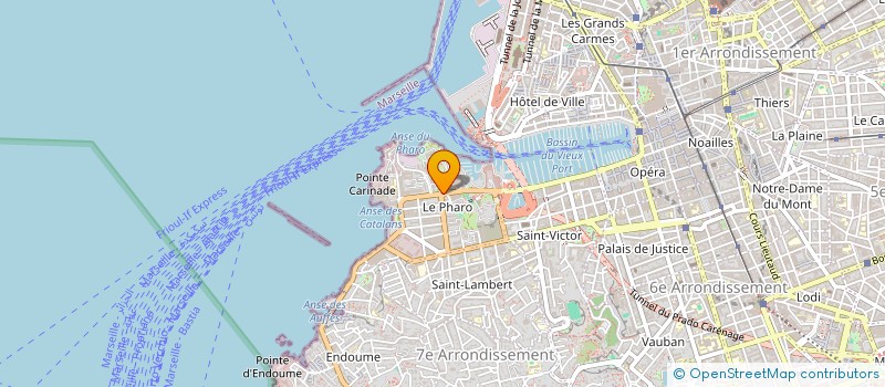 localisation de l'entreprise OBSERVATOIRE MARITIME MEDITERRANEEN à MARSEILLE