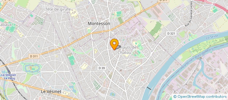 localisation de l'entreprise OBSERVATOIRE NATIONAL DE L'ELEVAGE D'INSECTES  CHATOU