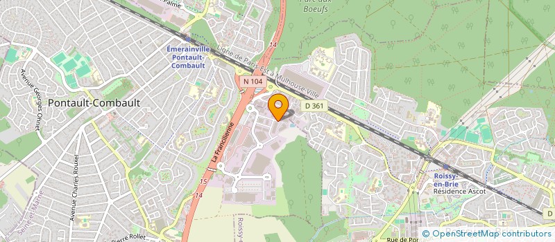 localisation de l'entreprise OBSERVATOIRE NATIONAL DE LA PREVENTION à PONTAULT-COMBAULT
