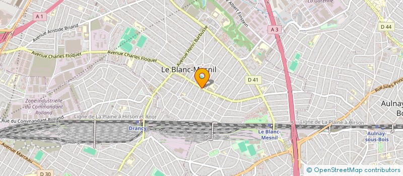 localisation de l'entreprise OBSERVATOIRE POUR LA MISE EN PLACE QUALITATIVE ET PROXIMITE DE L ADDICTOLOGIE EN SEINE ST DENIS à LE BLANC-MESNIL