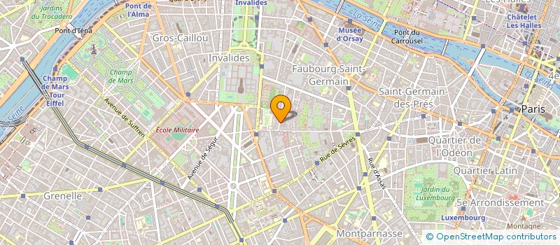 localisation de l'entreprise OBSERVATOIRE REGIONAL DE L'EAU EN IDF  PARIS