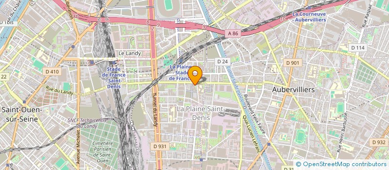 localisation de l'entreprise OBSERVATOIRE REGIONAL DES SOINS NON PROGRAMMES D'ILE DE FRANCE à SAINT-DENIS