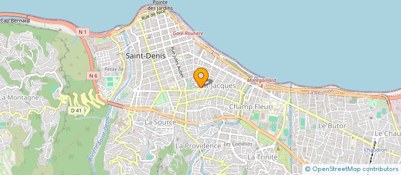 localisation de l'entreprise OBSERVATOIRE REGIONAL EMPLOI-FORMATION à SAINT-DENIS