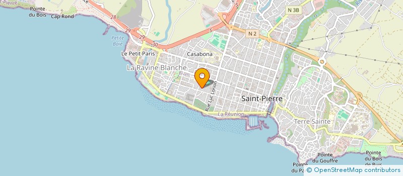 localisation de l'entreprise OBSERVATOIRE REUNIONNAIS DU CORAIL à SAINT-PIERRE