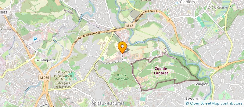localisation de l'entreprise OBSERVATOIRE RISQUES FER à MONTPELLIER