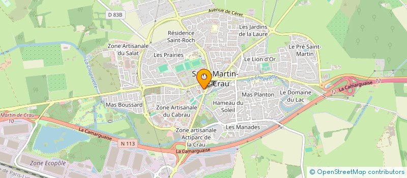 localisation de l'entreprise OBSESSION à SAINT-MARTIN-DE-CRAU