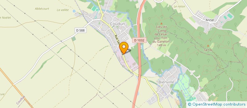 localisation de l'entreprise OBSESSION PRODUCTION  COUDUN