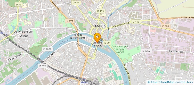 localisation de l'entreprise OBSIDERI à MELUN
