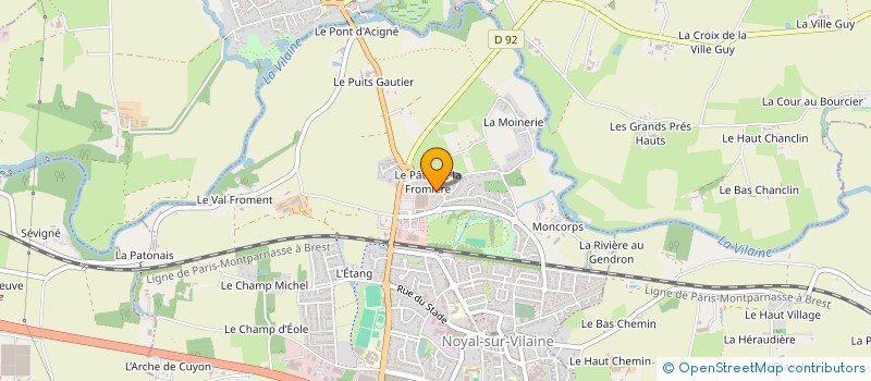 localisation de l'entreprise OBSIDIAN CAPITAL  NOYAL-SUR-VILAINE