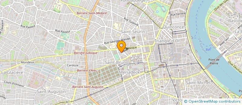 localisation de l'entreprise OBSIDIENNE à BORDEAUX