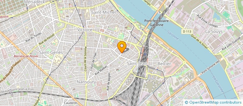 localisation de l'entreprise OBSIDIENNE  BORDEAUX