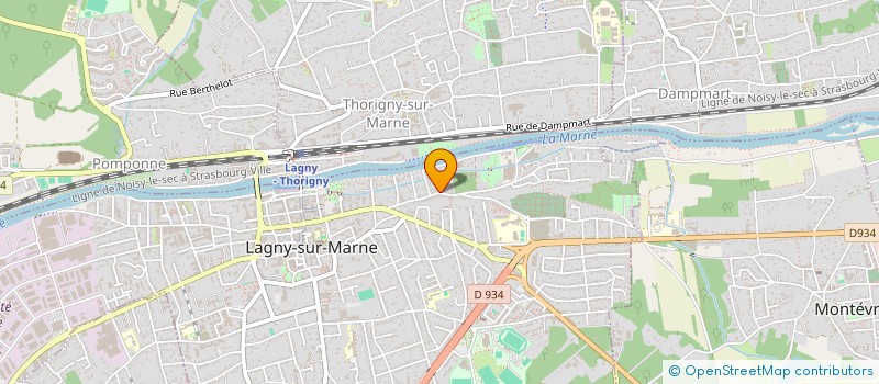 localisation de l'entreprise OBSIDIENNE  LAGNY-SUR-MARNE