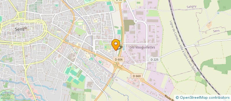 localisation de l'entreprise OBSIDIENNE ET COMPAGNIE à SENS