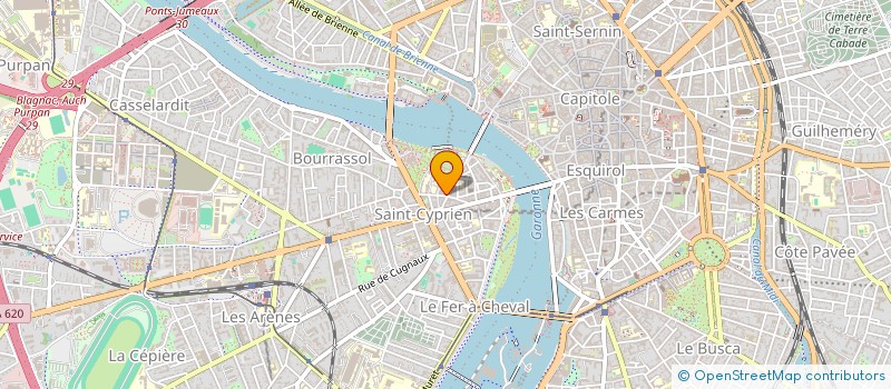 localisation de l'entreprise OBSIDO  SAINT-ORENS-DE-GAMEVILLE