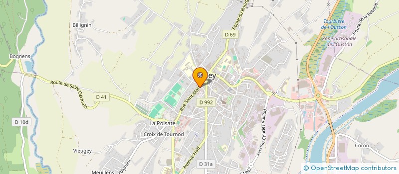 localisation de l'entreprise OBSIDO  BELLEY