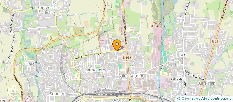 localisation de l'entreprise OBSIDO FA BE  TARBES