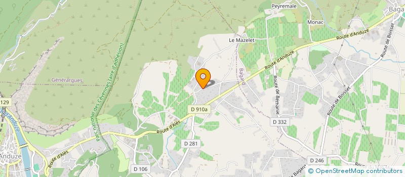 localisation de l'entreprise OBSOLESCENCE DEPROGRAMMEE  BOISSET-ET-GAUJAC