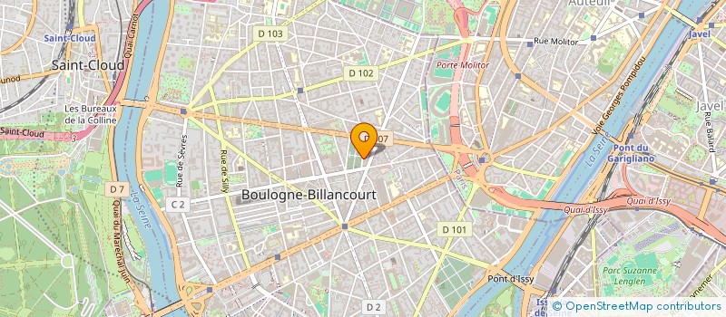 localisation de l'entreprise OBSSAP-GHS à BOULOGNE-BILLANCOURT