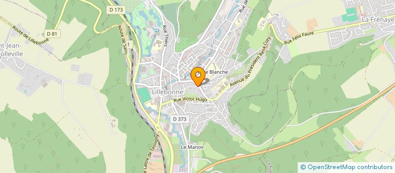 localisation de l'entreprise OBST CHAUFFAGISTE  LILLEBONNE