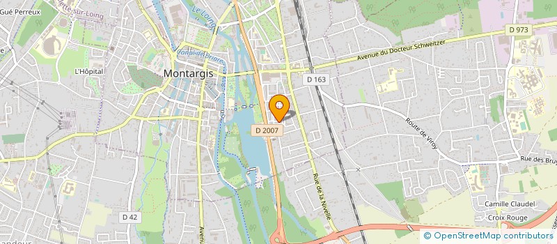 localisation de l'entreprise OBT BATIMENT à MONTARGIS