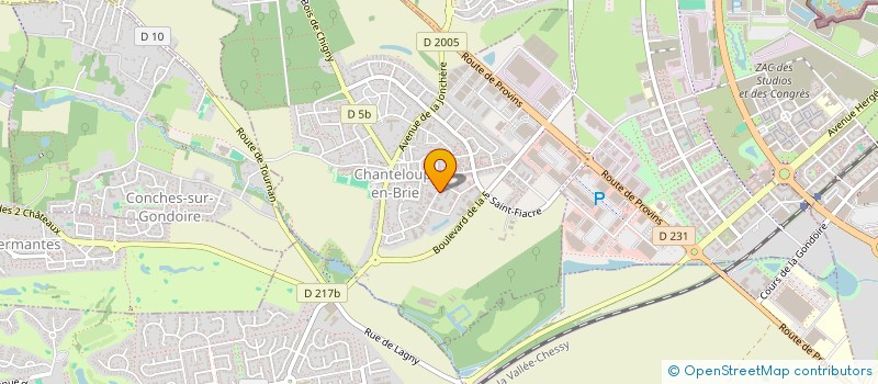 localisation de l'entreprise OBT HOLDING  CHANTELOUP-EN-BRIE