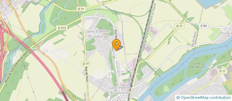 localisation de l'entreprise OBT RAVALEMENT  SAINT-PIERRE-DU-VAUVRAY