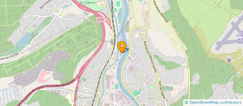 localisation de l'entreprise OBTEL  MAXEVILLE