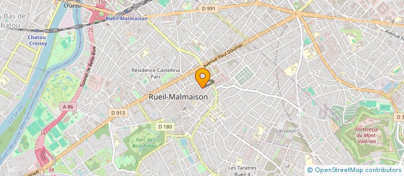localisation de l'entreprise OBTEX SARM à RUEIL-MALMAISON