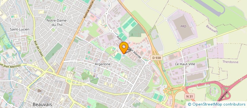 localisation de l'entreprise OBTURATEUR.FR  BEAUVAIS