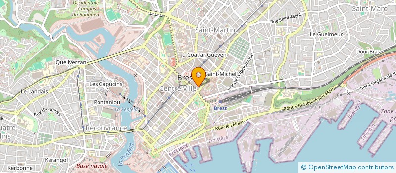 localisation de l'entreprise OBUN à BREST