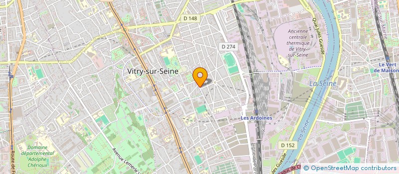 localisation de l'entreprise OBURGER à VITRY-SUR-SEINE