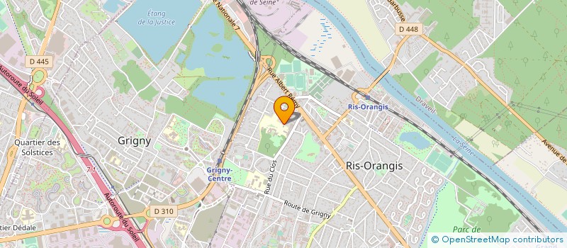 localisation de l'entreprise OBURODEVY à RIS-ORANGIS
