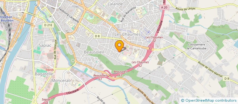 localisation de l'entreprise OBUSSOU  MONTAUBAN