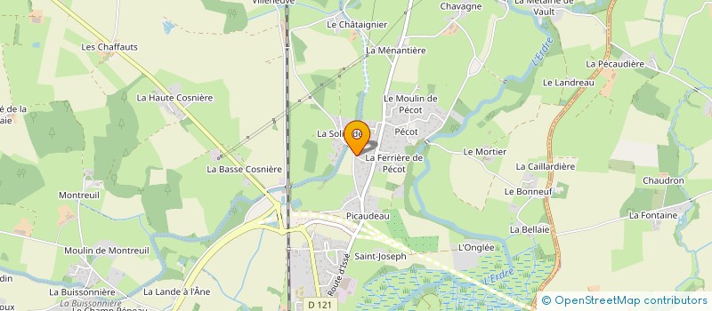 localisation de l'entreprise OBVIARE  NORT-SUR-ERDRE